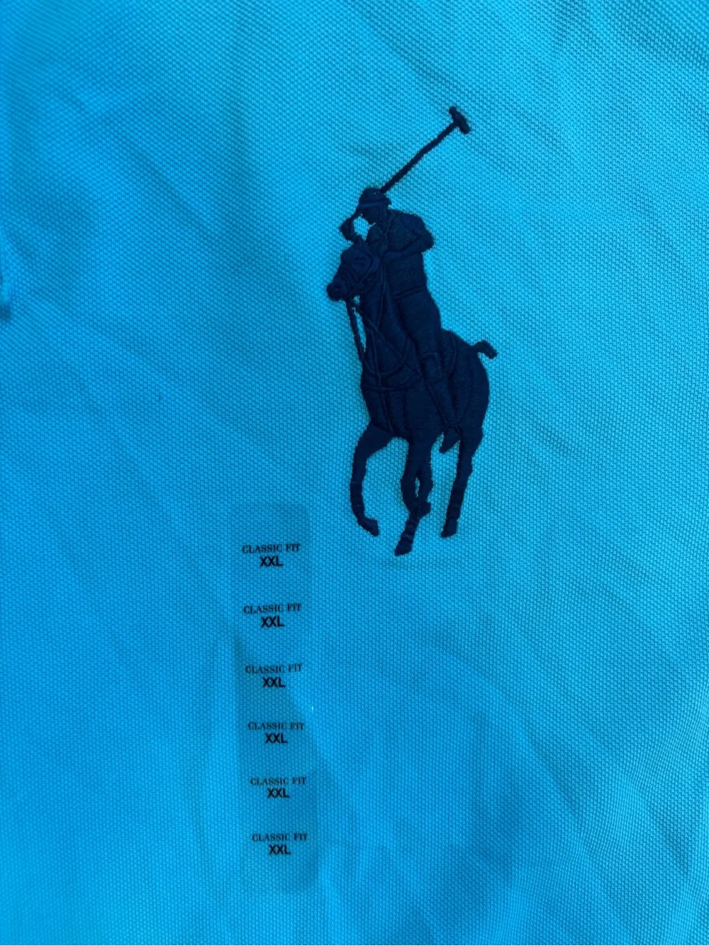 Polo by Ralph Lauren Men’s Classic fit Polo Shirt in Aqua nwt size xxl